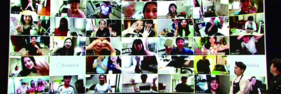 ▲ MBC 예능 백파더의 한 장면. 비대면으로 시청자들과 소통하는 모습이다.